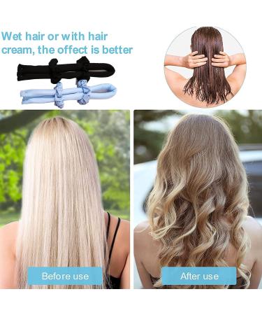 Heatless Curls Band - DIY Silk Hair Curlers Kit for Long Hair | No Heat Overnight Wave Formers - Buy Online on GoSupps.com