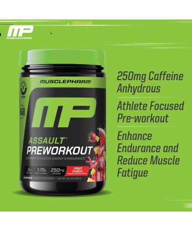 Muscle Pharm Combat 4lb Chocolate Protein and MusclePharm Assualt Fruit Punch Preworkout - Buy Online on GoSupps.com