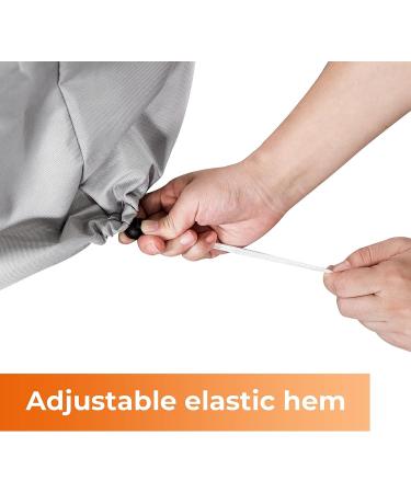 Primeshield Outboard Motor Cover - Waterproof 600D Heavy Duty Hood Cover for Up to 150HP Engines - XXL Grey - Buy Online on GoSupps.com