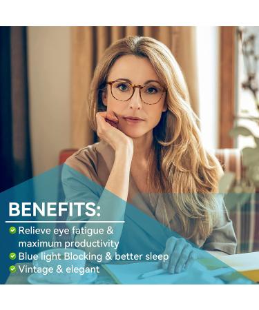 6-Pack Stylish Blue Light Blocking Reading Glasses for Women Men - Reduce Blurry Vision & Dry Eyes - Mix 01 (2.50) - Buy Online on GoSupps.com