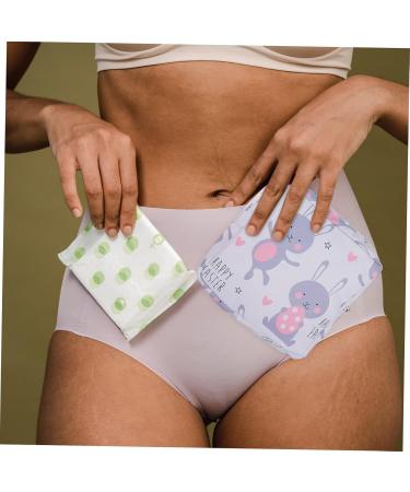 3-Piece Healeved Outdoor Storage Bag Set | Mini Cosmetic & Menstrual Organizer | Portable Pocket Cotton Bag 13x13x3cm - Buy Online on GoSupps.com