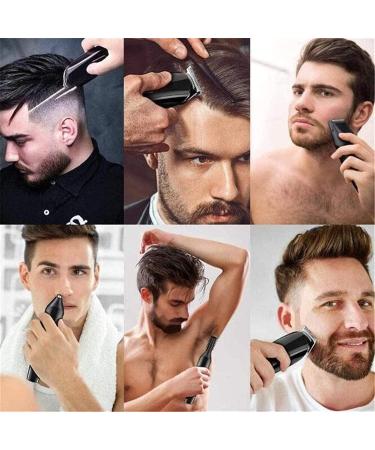 Premium 6-in-1 Cordless Hair Clipper & Beard Trimmer Kit for Men - Waterproof USB Rechargeable Precision Grooming - Buy Online on GoSupps.com