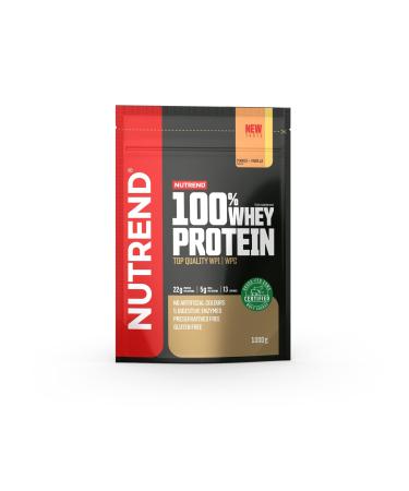 Nutrend 100% Whey Protein Powder Muscle Building and Recovery Powder With Glutamine and Amino Acids 1000g Mango Vanilla - Buy Online on GoSupps.com