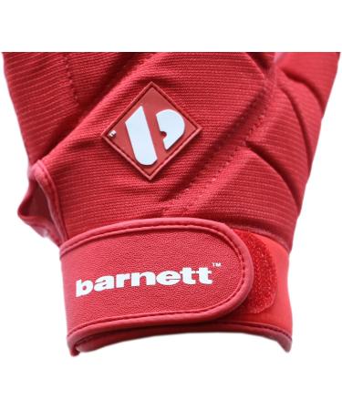 BARNETT FKG-03 Red High Level Linebacker Football Gloves for LB RB TE | International Shipping Available - Buy Online on GoSupps.com