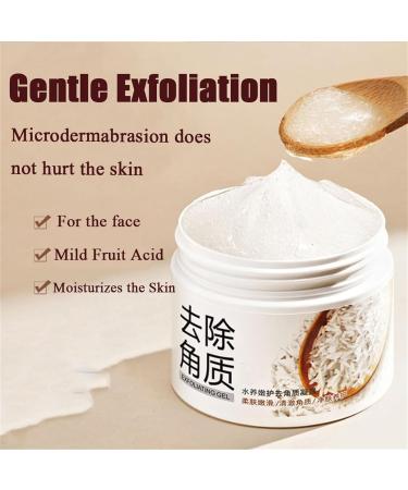 EXQST Rice Mask Wash Off White Rice Exfoliating Scrub Mask Rice Mild Exfoliating Gel Rice Exfoliating Cleansing Facial Scrub for brightening and softening the skin 3 pieces - Buy Online on GoSupps.com