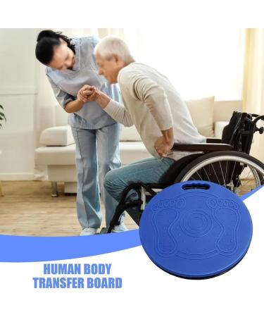 360 Shifting and Rotating Board Turning Board EVA Wipes Clean Double-Sided Texture Load-Bearing 150kg Portable Ring Design Suitable for People with Limited Mobility Blue - Buy Online on GoSupps.com
