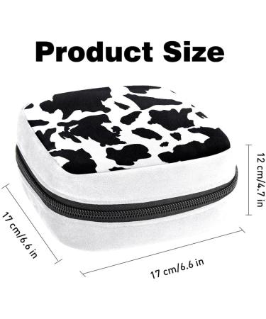 GIAPB Sanitary Napkin Storage Bag Period Bag Tampon Bag Makeup Bag Pad Pouch Black and White Spots Color1745 - Buy Online on GoSupps.com