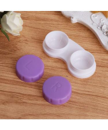 SWETOPQ Colored Contact Lenses Travel Kit - Mini Round Holder & Case for Eyes - Perfect for On-the-Go Lens Care - Buy Online on GoSupps.com