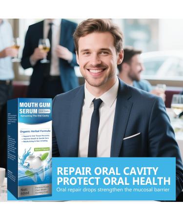 Gum Restore Drops Gum Repair for Receding Gums Drops Gum Regrowth Treatment with Herbal Extracts Helps Maintain Healthy Gums & Teeth - Buy Online on GoSupps.com