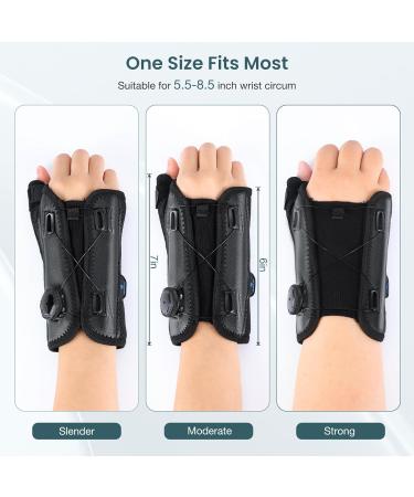 Thumb Brace Right Hand - Wrist Support for Arthritis CMC Trigger & Carpal Tunnel Relief | Night Splint for De Quervains Tenosynovitis - Buy Online on GoSupps.com
