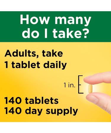 Nature Made Super B Complex with Vitamin C and Folic Acid - 140 Tablets, Immune Support Supplement - Buy Online on GoSupps.com