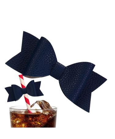 Straw s - Bow Cupcake | Reusable Straw Pendants Exquisite Straw Decorations Good Gift for Party Favor Supplies Naixue