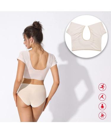 Sweatproof Underarm Sweat Vest for Women - Breathable Armpit Sweat Guard - Washable Armpit Shields - Skin Color, Medium (1 Pack) - Buy Online on GoSupps.com