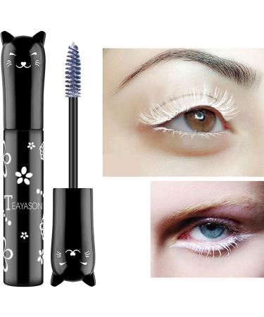 Mascara French Cat Eyes Extreme Length False Lash Effect 6 Colors Mascara Feathery Soft Full Lashes Waterproof Fast Dry Eyelashes Curling Party Stage Use Paraben and Greatideal - Buy Online on GoSupps.com