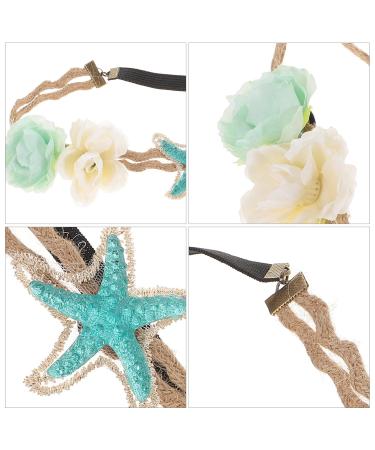 Lurrose Sea Star Headband - Pearl Shell Hair Accessory for Weddings & Beach Parties | International Shipping Available - Buy Online on GoSupps.com