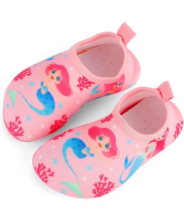 Masocio Kids' Non-Slip Aqua Shoes | Quick-Dry Swimming Shoes for Beach & Pool | EU Size 22/23 Pink - Buy Online on GoSupps.com
