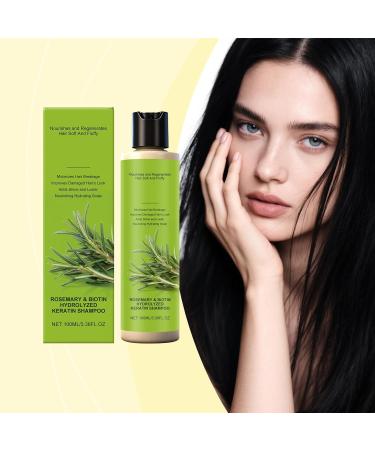  Generisch Rosemary hair growth shampoo for women and men organic hair growth shampoo with hydrolyzed keratin anti-hair loss repairing and nourishing scalp treatment - Buy Online on GoSupps.com