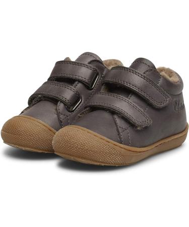 Naturino Cocoon VL Leather First Steps Shoes - 4 UK Grey - Buy Online on GoSupps.com