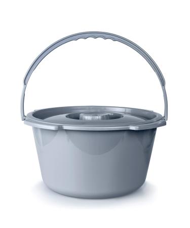 McKesson Commode Replacement Bucket with Handle and Lid, 7.5 qt, 1 Count 1 Count (Pack of 1) - Buy Online on GoSupps.com