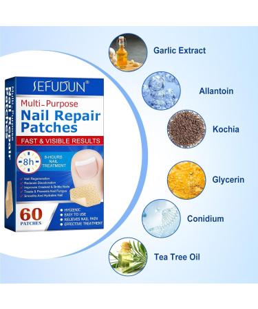 Toenail Plasters - Extra Strong Nail Repair Patch for Toenails and Fingernails Practical Breathable Non-Irritating Nail Repair Renewal Patch for Discolouration Cracked - Buy Online on GoSupps.com