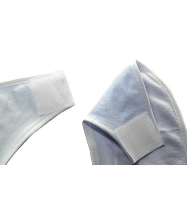 Cre9tive Waterproof Bib for Adults - Blue Eating Apron for Seniors | International Shipping Available - Buy Online on GoSupps.com
