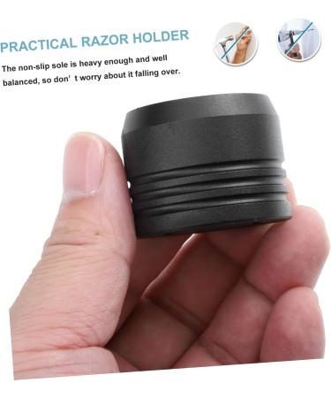 Shop Minkissy Shaver Holder Stand for Safety Razors - Durable Aluminum Alloy Makeup Brush Organizer - 4x4cm Desktop Storage - Buy Online on GoSupps.com