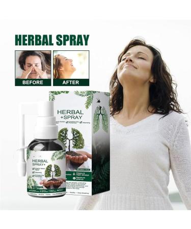 Respinature Herbal Lung Cleanse Mist - Powerful Lung Support Herbal Lung Cleansing Spray Respinature Herbal Spray Respiratory Herbal Care Essence (3PCS) - Buy Online on GoSupps.com