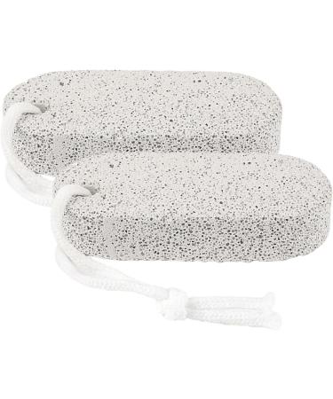 Pierre Ponce Pour Pieds | Pierre de Soin des Pieds 2 Pi ces Adoucissant Naturel pour Talons Mains Paumes et Coudes Adultes - Buy Online on GoSupps.com