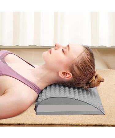 2-in-1 Back Extensor & Neck Stretcher - Multi-Level Spine Board for Neck & Back Pain Relief | Gray - Buy Online on GoSupps.com