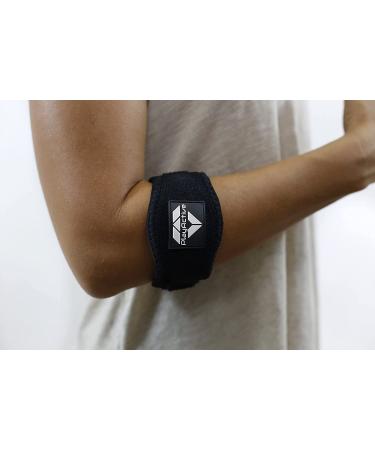 Tennis Elbow Brace (22 Pack) for Tendonitis - Ultimate Support for Golfers Elbow - Relieves Forearm Pain - Includes Compression Pad, Extra Straps, and E-Guide - Buy Online on GoSupps.com