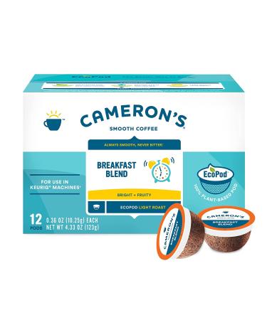 Cameron's Coffee Breakfast Blend Single Serve Pods - 12 Count Pack | Gourmet Coffee - Buy Online on GoSupps.com