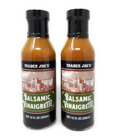 Trader Joe's Balsamic Vinaigrette 12 Fl. Oz (355ml) - 2 Pack - Buy Online on GoSupps.com