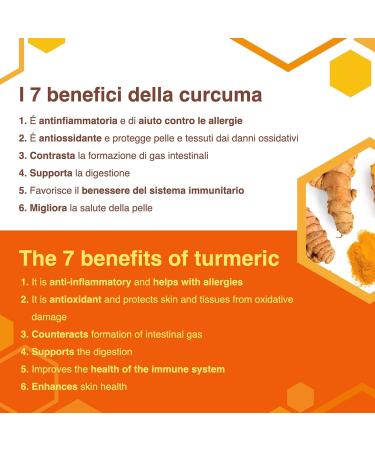 ERBOTECH Organic Turmeric Powder 500 g Bag 100% Pure and Organic No Added Allergenic Substances Non-GMO Vegan & Gluten Free - Buy Online on GoSupps.com