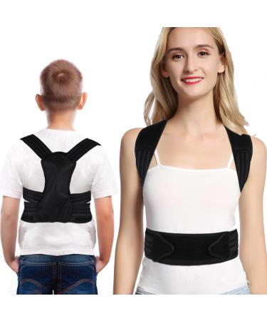 Back Posture Corrector for Kids and Teens  Back Straightener Back Support Brace Posture Corrector for Kids Teenagers to Improve Slouch Prevent Humpback Relieve Back Pain (10.6 * 10.6 * 0.7in)
