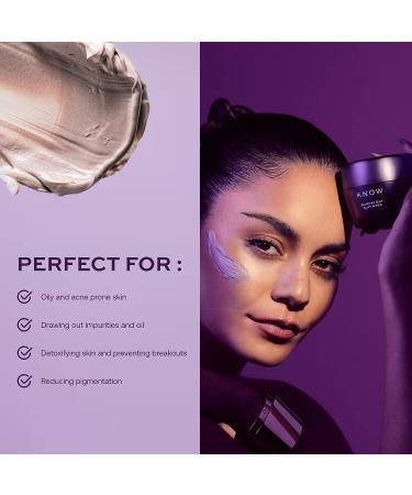 KNOW Beauty Glacial Bay Clay Mask with Canadian Colloidal Clay - Tighten Pores, Improve Radiance, and Clear Acne - Gentle and Hydrating Formula with Lactic Acid and Giant Sea Kelp - Buy Online on GoSupps.com