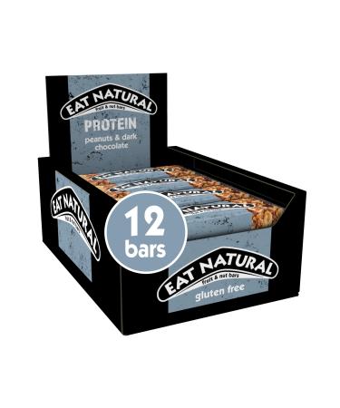 Eat Natural Barres prot in es aux arachides et au chocolat noir aux fruits et aux noix 12 x 40 g Cacahu tes et chocolat noir 12 x 40g Bars
