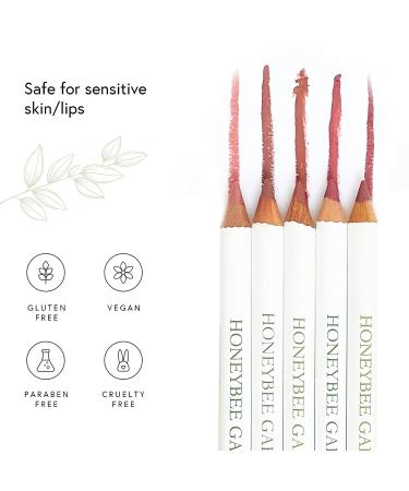 Honeybee Gardens Irresistible Red Lip Liner Pencil Fantasy - Gluten Free, Vegan, Cruelty Free, Paraben Free - Buy Online on GoSupps.com