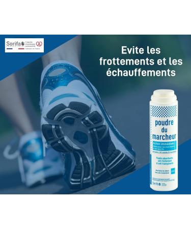SORIFA - Walker powder - Antiperspirant - Absorbent - Feet - Reduces perspiration - Eliminates odors and fungus - No aluminum salts - Made in France - 100g - Buy Online on GoSupps.com