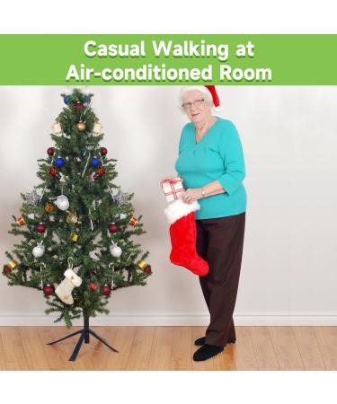 FENGLE Diabetic Socks for Swollen Feet | Funny Hospital Socks with Grips for Men & Women | 4 Pairs - Buy Online on GoSupps.com