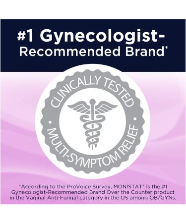 Monistat 7-Day Yeast Infection Treatment, 7 Disposable Applicators & 1 Cream Tube, 1.59oz - Pack of 1 - Buy Online on GoSupps.com