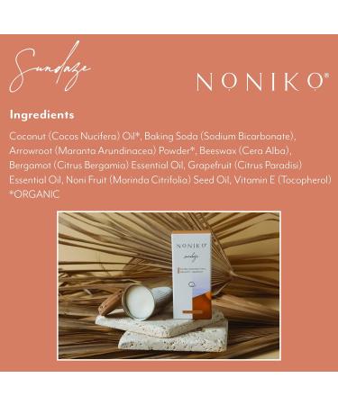 Natural Deodorant - SUNDAZE STARTER KIT - Stainless Steel Container - Aluminum Free Paraben Free Plastic Free - For Men & Women Bergamot Grapefruit Sundaze (Bergamot Grapefruit) - Buy Online on GoSupps.com