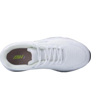 Womens Arch Support Walking Shoes for Plantar Fasciitis | Orthotic Fashion Sneakers for Heel & Foot Pain Relief - Size 6.5 All White - Buy Online on GoSupps.com