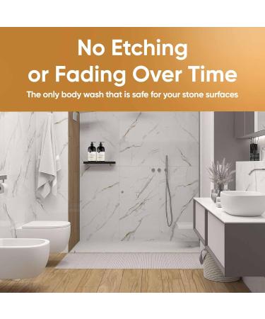 MB Stone Fresh Champagne Luxury Body Wash - Marble Safe & Gentle on Natural Stone Surfaces with Botanical Extracts - Buy Online on GoSupps.com