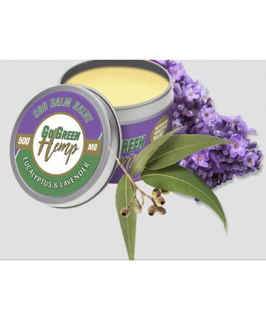 GoGreen GoGreen Hemp Extract Balm with Eucalyptus and Lavender 500 mg 28.3 g