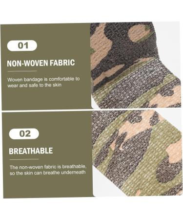 FRCOLOR 6pcs Self-Adhesive Elastic Basketball Knee Pads & Finger Sleeves | Sports Athletic Cohesive Ankle Scar Tape & Non-Woven Fabric | Ultimate Fitness & Elasticity - Buy Online on GoSupps.com