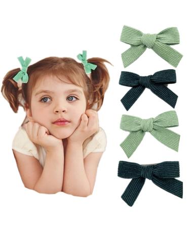 3 pieces of hair chips baby hairdressing children hair clips arches hair clip spring summer hair clip green mint green mowknot hair clips beginning of school gift for girls young