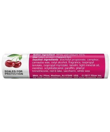 ChapStick Classic Cherry Lip Balm Tube - Pack of 12, 0.15 Oz | Flavored Lip Care for Chapped, Cracked Lips - Buy Online on GoSupps.com