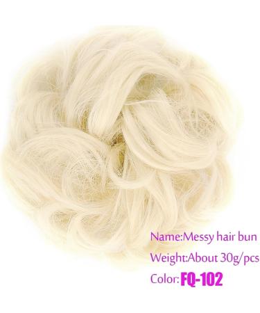 Messy Bun Hair Piece for Women Messy Bun Hair Piece Updo Fake Scrunchies Ponytail Extension Synthetic Wavy Curly Elastic Band Hair Bun Chignons for Women Girls Fake Hair Accessories for Women Girls 102 - Buy Online on GoSupps.com