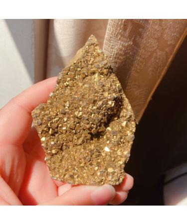 Natural Crystal Rough 100 130g Natural DIY Materials Making Electroplating Gold Raw Gemstone Crystal Cluster Titanium Geode Gifts Specimens| |