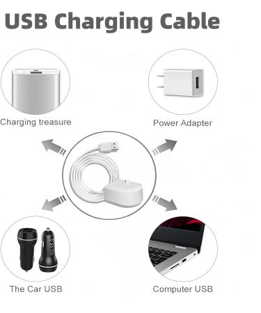 Qjin USB Charger & Power Adapter for Philips Sonicare 4100 2100 1100 | Compatible HX3681/23 HX3681/24 HX3681/26 HX3661/04 HX3641/02 - Buy Online on GoSupps.com